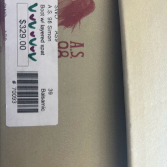 A.S.98 Simon Boot Size EU 39 EMERALD - Picture 10 of 11